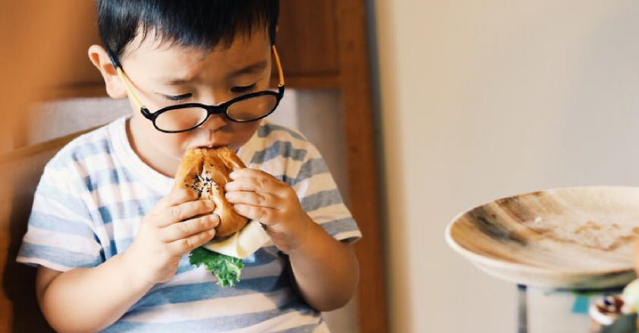 はじめてパンを焼いたのは、子供がまだ幼かったとき